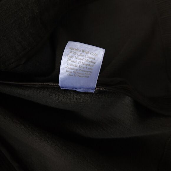 Caslon Vintage Corduroy Jacket Olive Green Belted 100% Cotton Petite Large - Picture 10 of 10